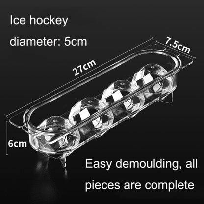 Household Food Grade Transparent Round Ice Cube Mold, Size: Large by bashfashion