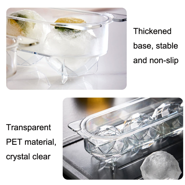 Household Food Grade Transparent Round Ice Cube Mold, Size: Large by bashfashion