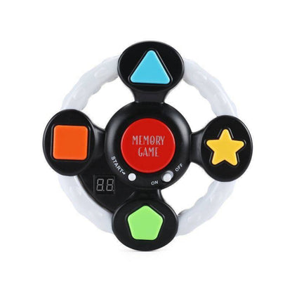 Children Educational Memory Training Game Machine, Style: Steering Wheel by bashfashion