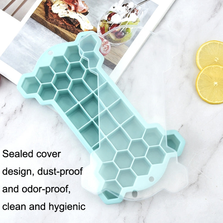 30 Grid Bone Honeycomb Silicone Ice Cube Mold with Lid(Purple) by bashfashion