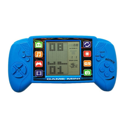 Large Screen Children Handheld Game Console Electronic Toys(Blue) by bashfashion