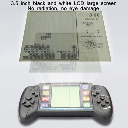 Large Screen Children Handheld Game Console Electronic Toys(Blue) by bashfashion