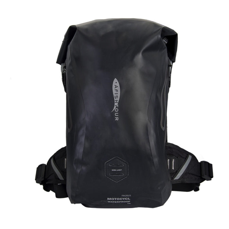 AFISHTOUR FM2025 25L Multifunctional Outdoor Travel Waterproof Backpack(Black) by AFISHTOUR