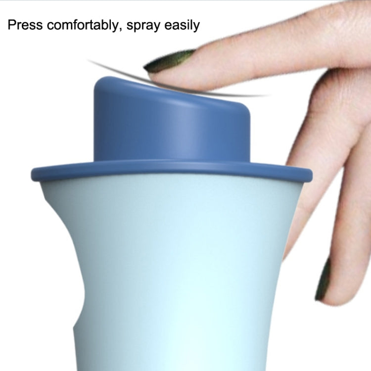 Large-caliber Press-type Cooking Barbecue Oil Spray Bottle(Blue) by bashfashion