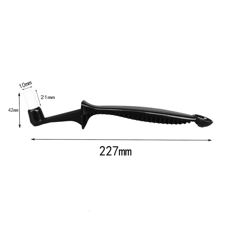 2 PCS KFS-05 Longitudinal Handle Coffee Machine Cleaning Brush(Red) by bashfashion