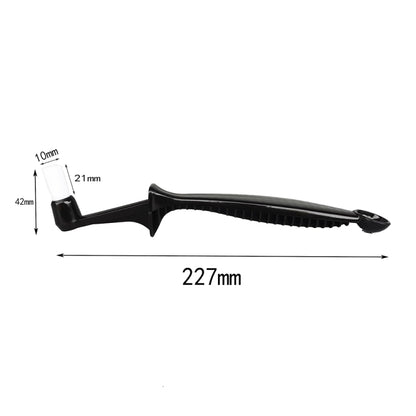 2 PCS KFS-05 Longitudinal Handle Coffee Machine Cleaning Brush(Red) by bashfashion