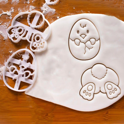 BGMJ007 Cartoon Chick Bunny Cookie Mould(Rabbit Ass) by bashfashion