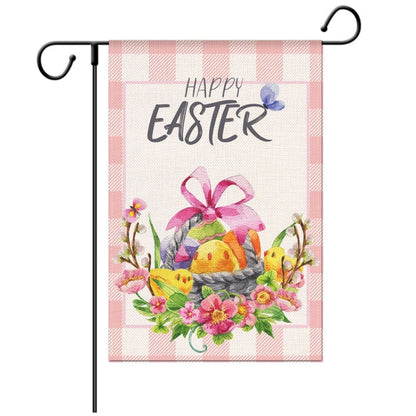 Easter Decorative Linen Strong and Durable Garden Flag(1230-1) by bashfashion