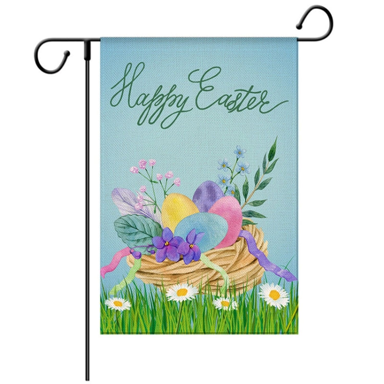 Easter Decorative Linen Strong and Durable Garden Flag(1230-7) by bashfashion