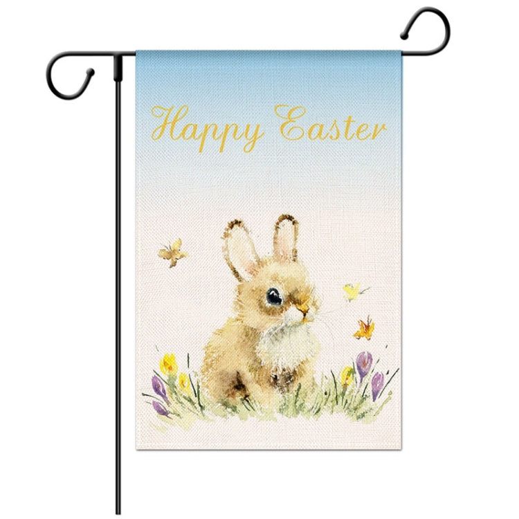 Easter Decorative Linen Strong and Durable Garden Flag(1230-10) by bashfashion