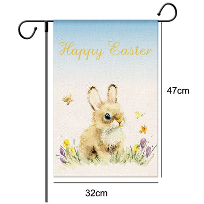 Easter Decorative Linen Strong and Durable Garden Flag(1230-1) by bashfashion