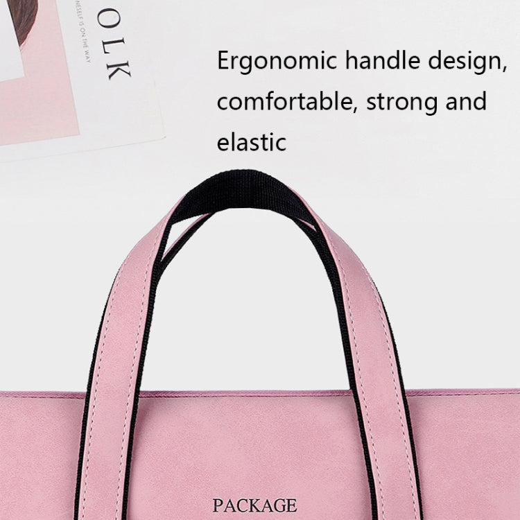 Q5 PU Waterproof and Wear-resistant Laptop Liner Bag, Size: 13 / 13.3 inch(Pink) by bashfashion