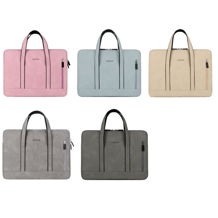 Q5 PU Waterproof and Wear-resistant Laptop Liner Bag, Size: 14 / 14.6 inch(Light Blue) by bashfashion