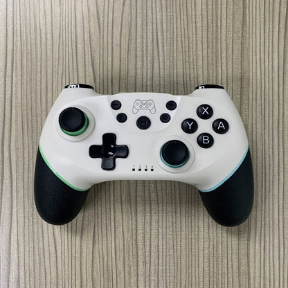Vibration 6-axis Somatosensory Wireless Bluetooth Gamepad For Switch(Green Blue) by bashfashion