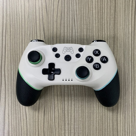 Vibration 6-axis Somatosensory Wireless Bluetooth Gamepad For Switch(Green Blue) by bashfashion