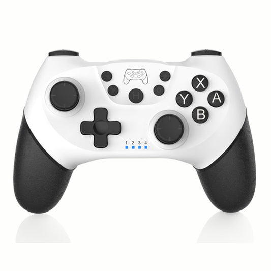 Vibration 6-axis Somatosensory Wireless Bluetooth Gamepad For Switch(Black White) by bashfashion