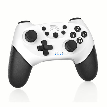 Vibration 6-axis Somatosensory Wireless Bluetooth Gamepad For Switch(Black White) by bashfashion