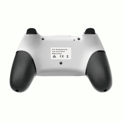 Vibration 6-axis Somatosensory Wireless Bluetooth Gamepad For Switch(Black White) by bashfashion