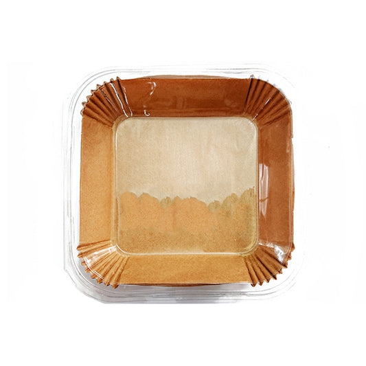 50pcs / Box Air Fryer Liner Baking Oil-absorbing Oil-proof Paper Tray(Normal Color) by null