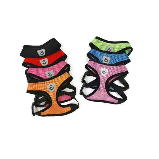 Pet Chest Strap Small Medium Dog Cat Breathable Dog Walking Vest, Size: XL Chest Back(Black) by bashfashion