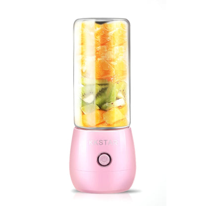 Household Fruit Juicer Portable Multi-Function Juice Cup(Goddess Pink) by bashfashion
