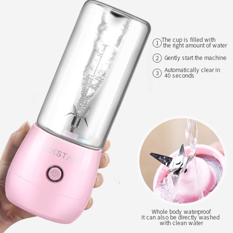 Household Fruit Juicer Portable Multi-Function Juice Cup(Ivory White) by bashfashion