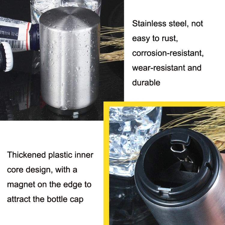 Stainless Steel Automatic Opener Wine Behable Bar Bottle Opener Beer Bottle Opener-Wall by bashfashion