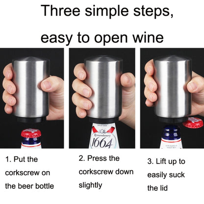 Stainless Steel Automatic Opener Wine Behable Bar Bottle Opener Beer Bottle Opener-Wall by bashfashion