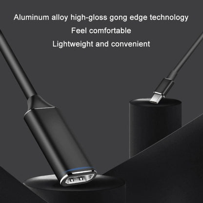 TYPE-C USB3.1 to HDMI HD 4K Converter(Black) by bashfashion