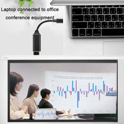 TYPE-C USB3.1 to HDMI HD 4K Converter(Black) by bashfashion