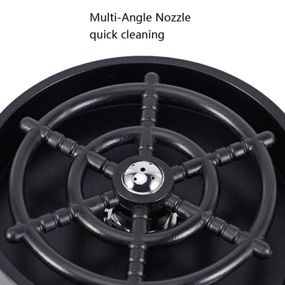 Automatic Faucet High Pressure Spray Washer, Style: Black+Soft Hose+G9/16 Three-way by bashfashion