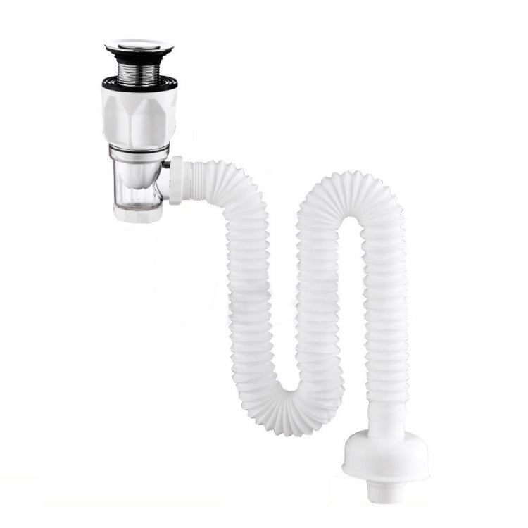 Household Deodorant Washbasin Water Pipe, Style: I White Flap Universal by bashfashion