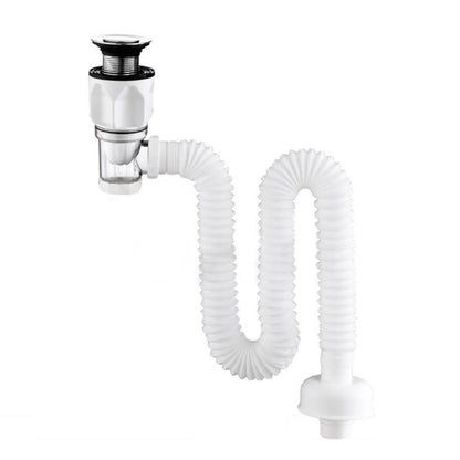 Household Deodorant Washbasin Water Pipe, Style: I White Flap Universal by bashfashion