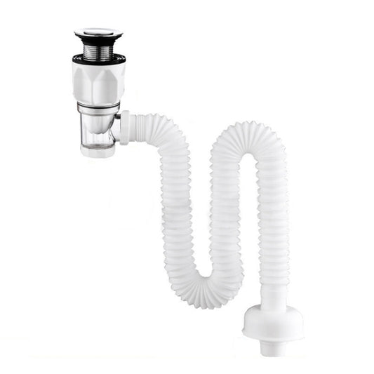 Household Deodorant Washbasin Water Pipe, Style: I White Flap Universal by bashfashion