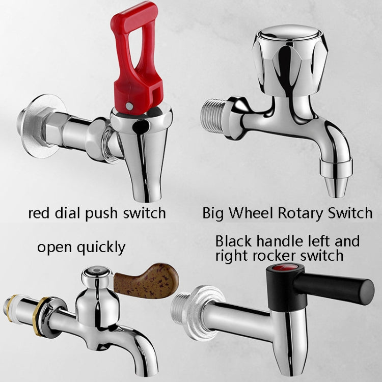 Insulation Bucket Faucet Accessories Milk Tea Water Mouth, Style: Rotary Switch Short 3 Points by bashfashion