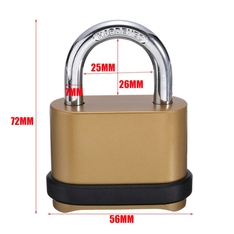 Large 4-Bit Password Padlock Door Warehouse Anti-Theft Password Lock by bashfashion