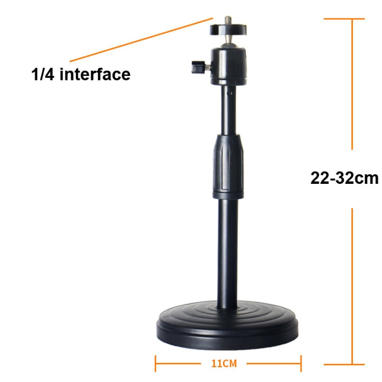 Plus Metal Disc Projector Bracket Camera Floor Desktop Bracket,Size: 0.3m With PTZ by bashfashion
