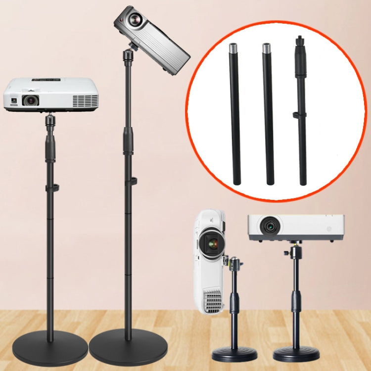 Plus Metal Disc Projector Bracket Camera Floor Desktop Bracket,Size: 0.3m With PTZ by bashfashion