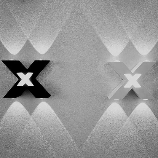 Bedroom Background Wall Lighting Outdoor Courtyard Waterproof Wall Lamp, Light color: White(Black) by bashfashion