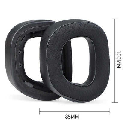 2 PCS RGB Headest Sponge Cover Earmuffs For Corsair HS80(Velvet + Protein Skin) by bashfashion