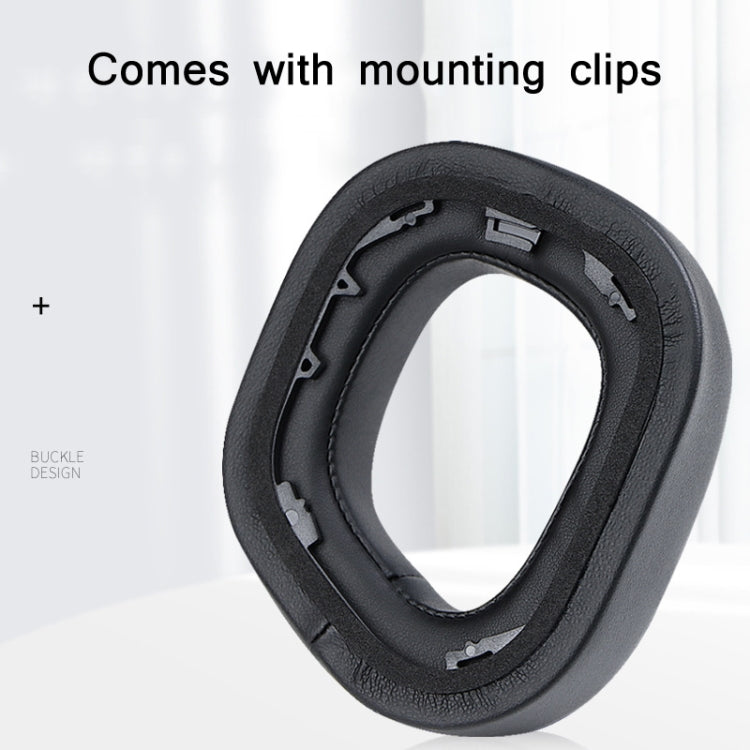 2 PCS RGB Headest Sponge Cover Earmuffs For Corsair HS80(Mesh + Protein Skin) by bashfashion