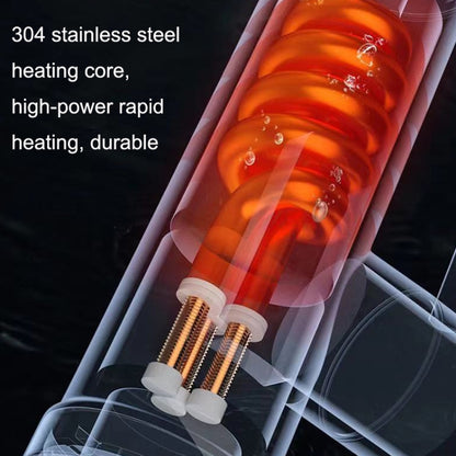 Household Kitchen Electric Hot Water Fauce EU Plug, Style: Stainless Steel Type by bashfashion