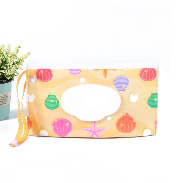 Baby EVA Wet Wipes Bag Portable Flip Removable Sanitary Wet Wipes Bag(Shell) by bashfashion
