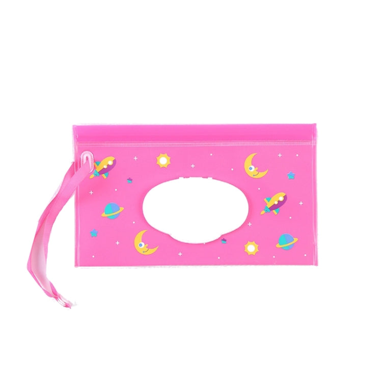 Baby EVA Wet Wipes Bag Portable Flip Removable Sanitary Wet Wipes Bag(Space) by bashfashion