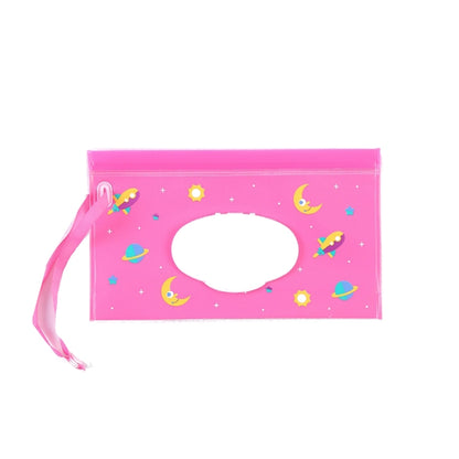 Baby EVA Wet Wipes Bag Portable Flip Removable Sanitary Wet Wipes Bag(Space) by bashfashion