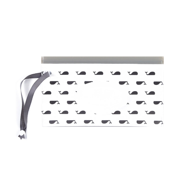 Baby EVA Wet Wipes Bag Portable Flip Removable Sanitary Wet Wipes Bag(Whale) by bashfashion