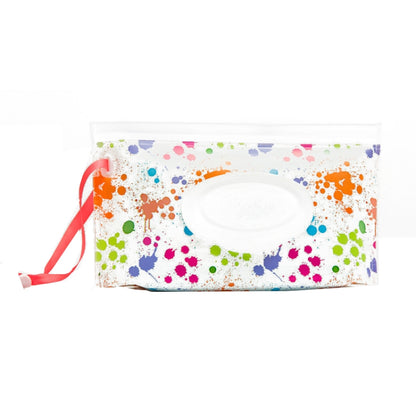 Baby EVA Wet Wipes Bag Portable Flip Removable Sanitary Wet Wipes Bag(Color Spray) by bashfashion