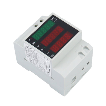 D52-2058 Wattmeter Din rail Volt Current Meter, Specification: AC80-300V Built-in CT by bashfashion