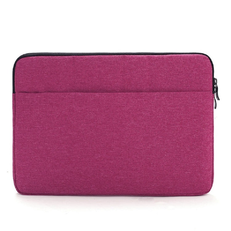 Waterproof & Anti-Vibration Laptop Inner Bag For Macbook/Xiaomi 11/13, Size: 11 inch(Rose Red) by bashfashion