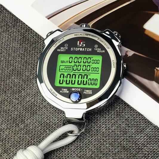 YS Running Training Stopwatch Timer Metal Luminous Stopwatch, Style: Two Hundred Memory by bashfashion